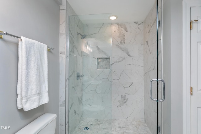 500 Walcott Way, Cary, NC 27519 - bathroom with a marble finish shower and recessed lighting