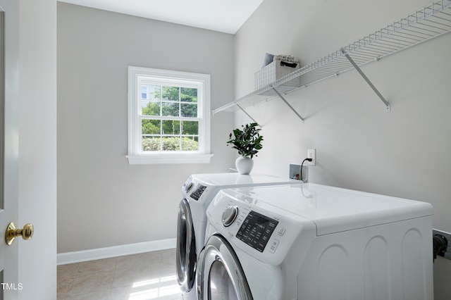 500 Walcott Way, Cary, NC 27519 - washroom featuring washer and dryer and light tile patterned floors