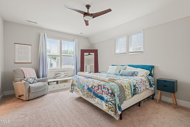 1006 Whistler St, Durham, NC 27713 - carpeted bedroom with baseboards and a ceiling fan