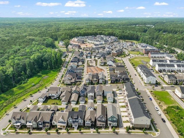 1006 Whistler St, Durham, NC 27713 - view of property location with a heavily wooded area and nearby suburban area