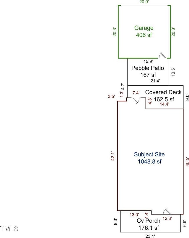 1006 Whistler St, Durham, NC 27713 - view of home floor plan