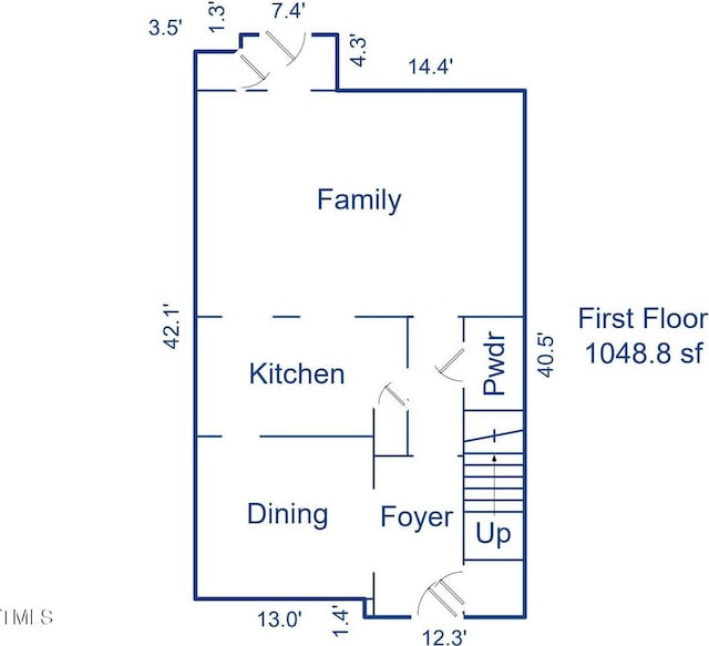 1006 Whistler St, Durham, NC 27713 - view of room layout