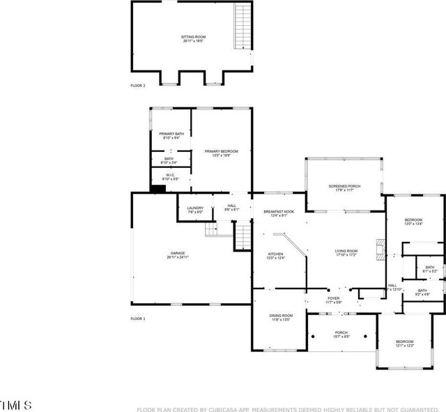1016 Pasture View Ln, Raleigh, NC 27603 - view of floor plan / room layout