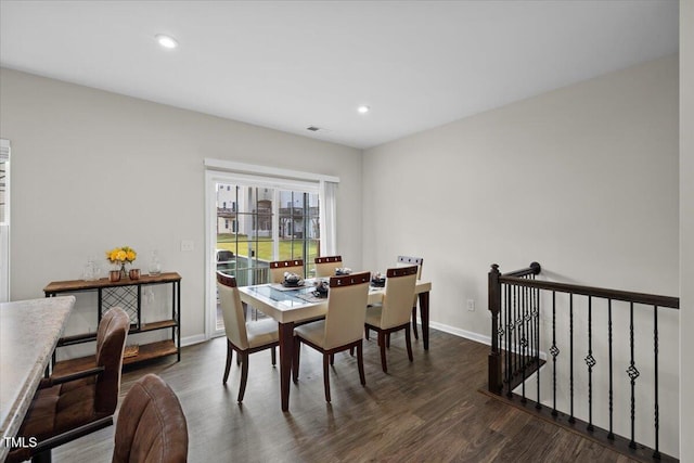 333 Amber Acorn Ave, Raleigh, NC 27603 - dining space with wood finished floors and recessed lighting