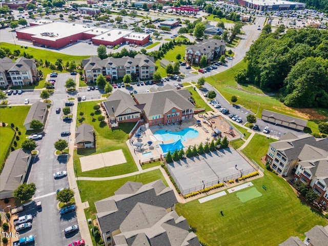 333 Amber Acorn Ave, Raleigh, NC 27603 - aerial view of a pool area