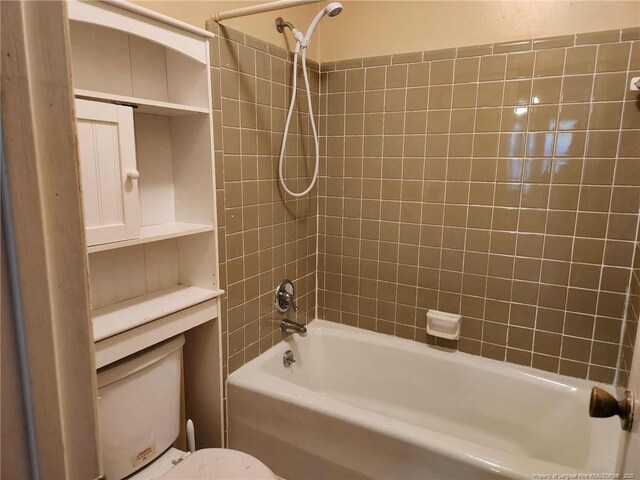 1519 Palmer Dr, Fayetteville, NC 28303 - full bath featuring  shower combination and toilet