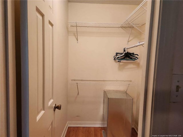 1519 Palmer Dr, Fayetteville, NC 28303 - walk in closet featuring wood finished floors
