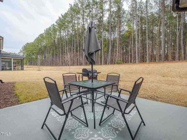 301 Porter Hill Dr, Youngsville, NC 27596 - view of patio / terrace featuring outdoor dining area