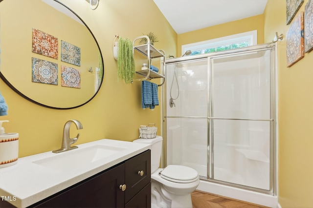 1205 Magnolia Hill Rd, Garner, NC 27529 - bathroom featuring a shower stall and vanity