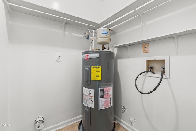 1320 Park Glen Dr Unit 204, Raleigh, NC 27610 - utility room featuring electric water heater