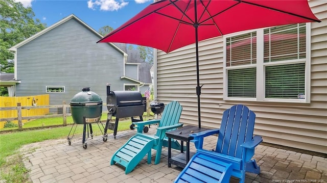 75 Bynum Ct, Carthage, NC 28327 - view of patio with a grill