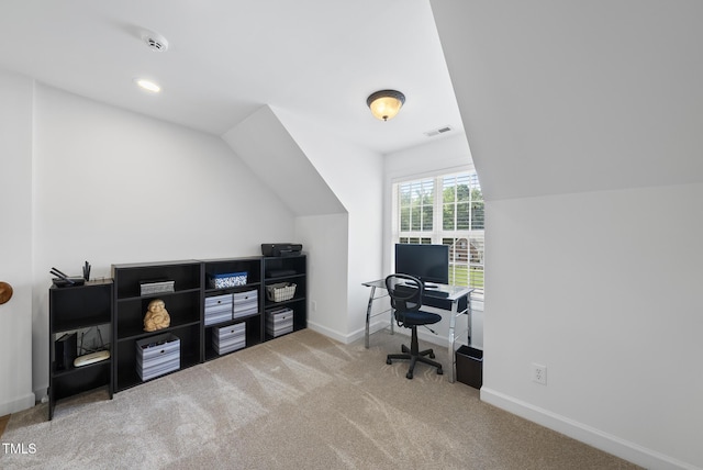55 Kristopher Woods Dr, Youngsville, NC 27596 - office with carpet flooring and lofted ceiling