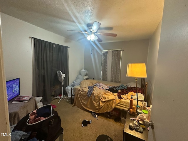 625 Revell Rd, Selma, NC 27576 - bedroom featuring carpet floors and a ceiling fan
