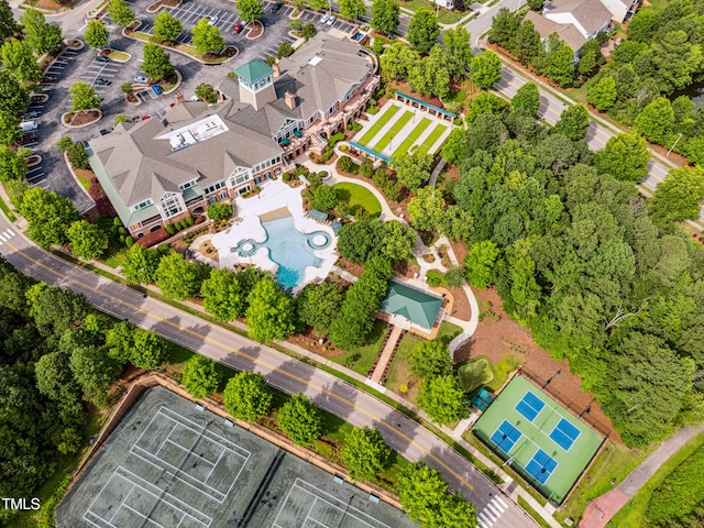 575 Tomkins Loop, Cary, NC 27519 - bird's eye view of a pool area