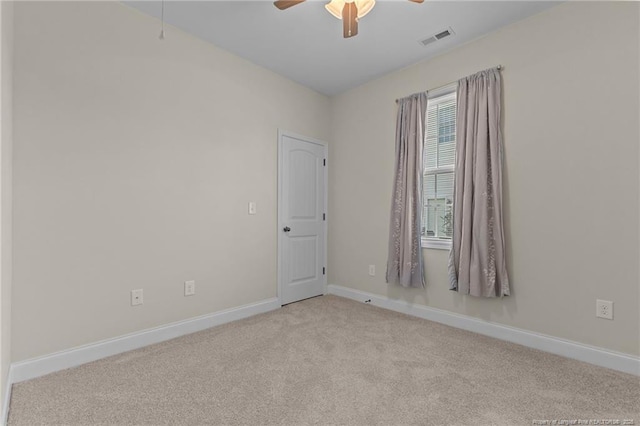 4817 Kiara Dr, Hope Mills, NC 28348 - empty room featuring a ceiling fan and carpet flooring