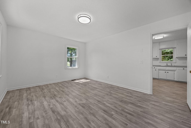 37 Weeping Willow Ln, Lillington, NC 27546 - spare room with wood finished floors and a sink