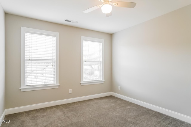 165 Sutherland Dr, Franklinton, NC 27525 - carpeted spare room featuring healthy amount of natural light and ceiling fan