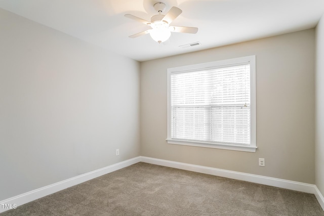 165 Sutherland Dr, Franklinton, NC 27525 - spare room featuring carpet flooring and a ceiling fan