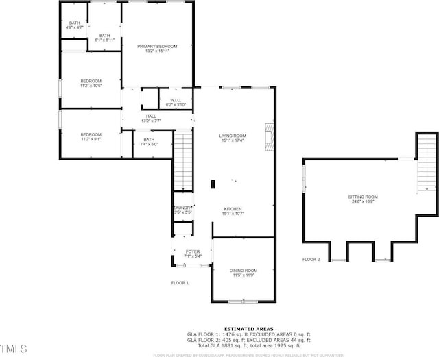 80 Scarlet Bell Dr, Youngsville, NC 27596 - view of floor plan / room layout