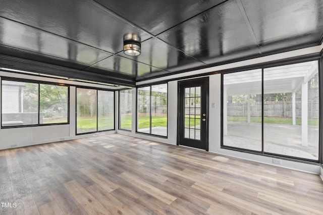 1112 Lakeside Dr NW, Wilson, NC 27896 - unfurnished sunroom featuring healthy amount of natural light