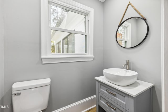1112 Lakeside Dr NW, Wilson, NC 27896 - bathroom with vanity and toilet