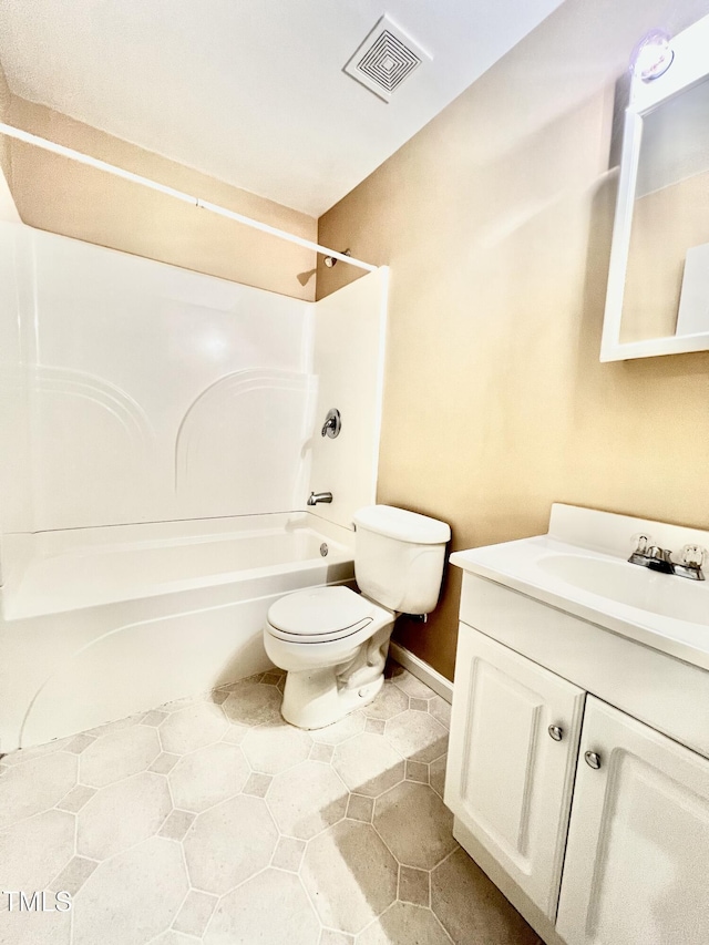 5419 Vista View Ct, Raleigh, NC 27612 - full bathroom featuring vanity, shower / tub combination, and tile patterned flooring