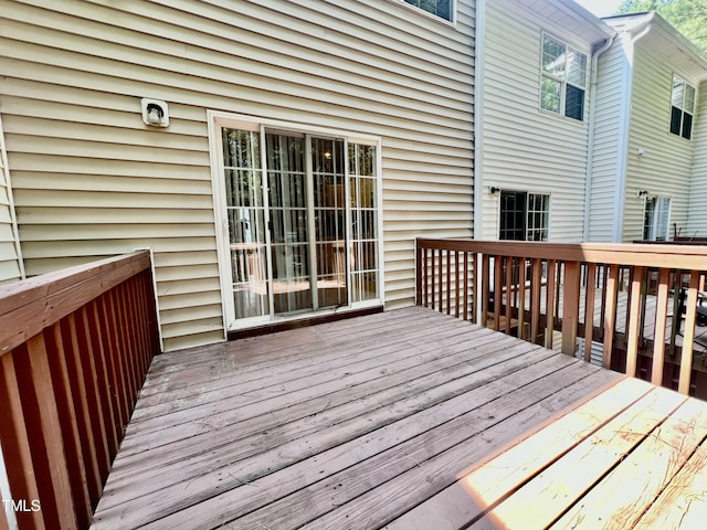 5419 Vista View Ct, Raleigh, NC 27612 - view of wooden deck