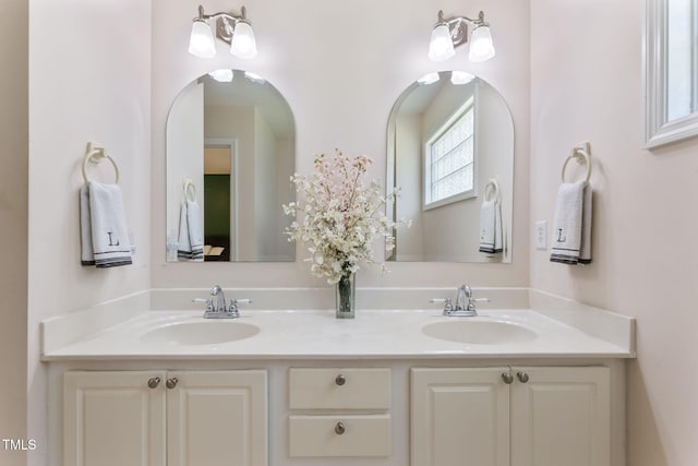 3109 Gold Dust Ln, Willow Springs, NC 27592 - full bath featuring double vanity