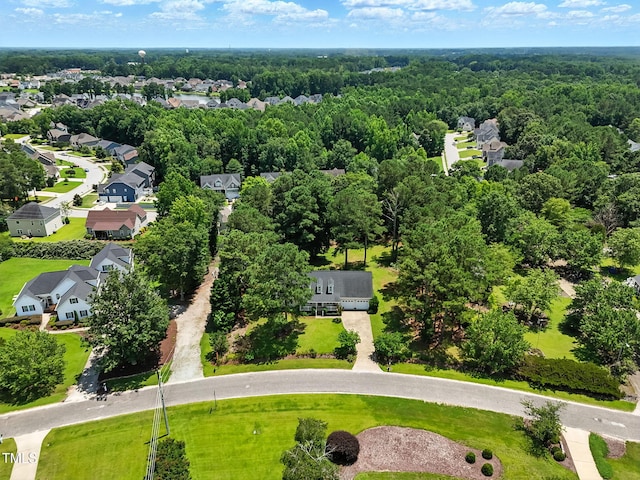 3109 Gold Dust Ln, Willow Springs, NC 27592 - aerial view of residential area with a forest