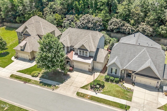 1413 Lily Creek Dr, Cary, NC 27518 - aerial view of property and surrounding area
