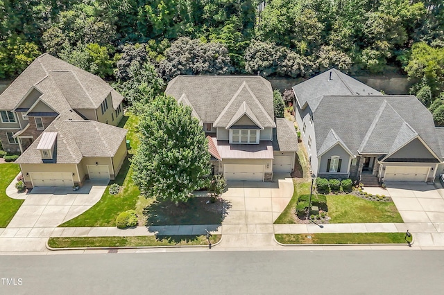1413 Lily Creek Dr, Cary, NC 27518 - aerial view of property and surrounding area