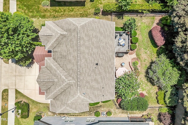 1413 Lily Creek Dr, Cary, NC 27518 - aerial view of property and surrounding area