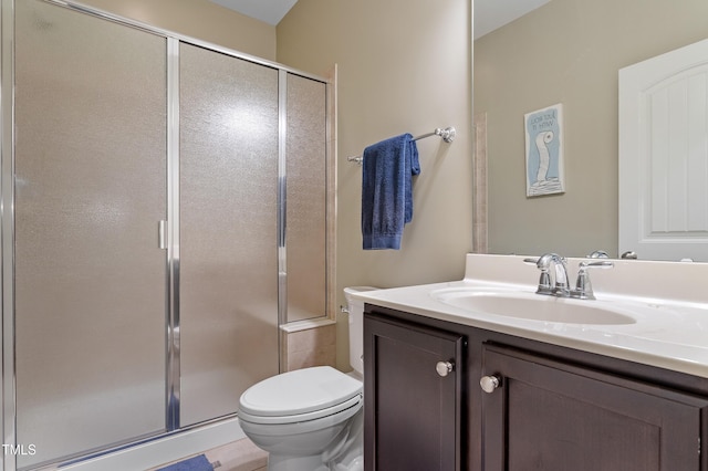 1413 Lily Creek Dr, Cary, NC 27518 - bathroom with vanity and a stall shower