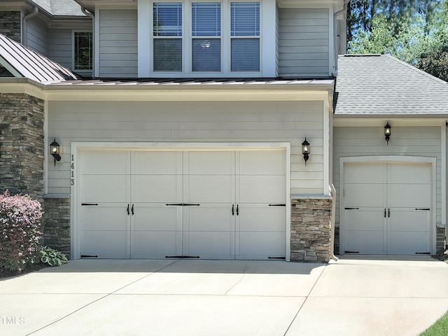 1413 Lily Creek Dr, Cary, NC 27518 - garage with concrete driveway