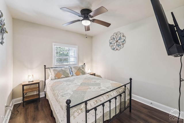 309 E End Ave, Durham, NC 27703 - bedroom with wood finished floors and ceiling fan
