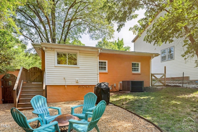 309 E End Ave, Durham, NC 27703 - rear view of house featuring a fire pit and a gate