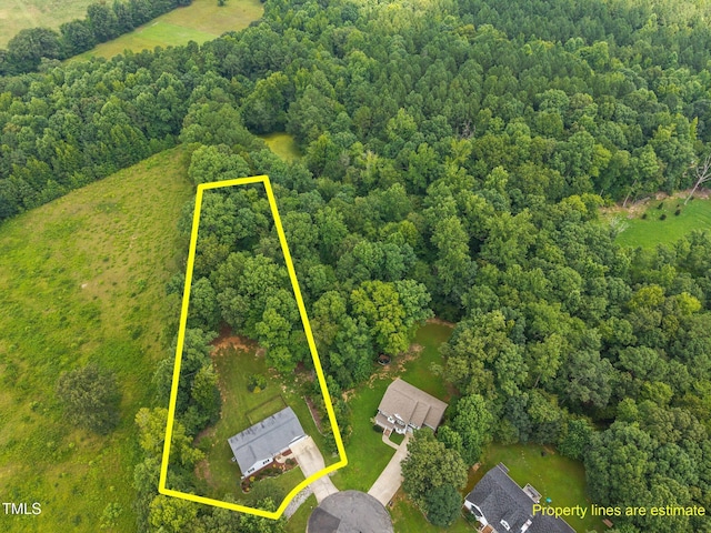 200 Cornerstone Dr, Franklinton, NC 27525 - aerial view of property and surrounding area featuring property boundaries highlighted