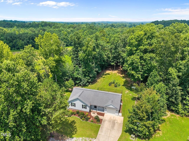 200 Cornerstone Dr, Franklinton, NC 27525 - view from above of property featuring a forest