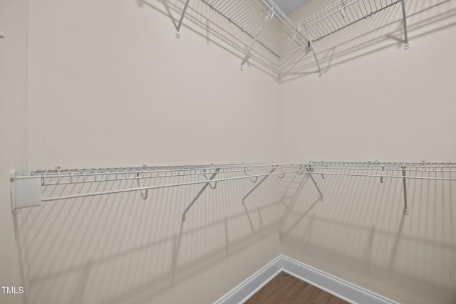 200 Cornerstone Dr, Franklinton, NC 27525 - walk in closet with dark wood finished floors