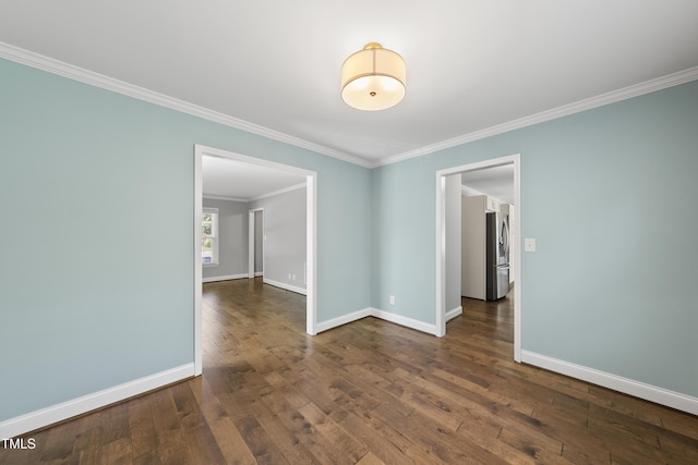 405 E Millbrook Rd, Raleigh, NC 27609 - unfurnished room featuring ornamental molding and wood finished floors