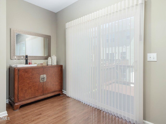215 Brier Summit Pl, Durham, NC 27703 - interior space with wood finished floors and baseboards