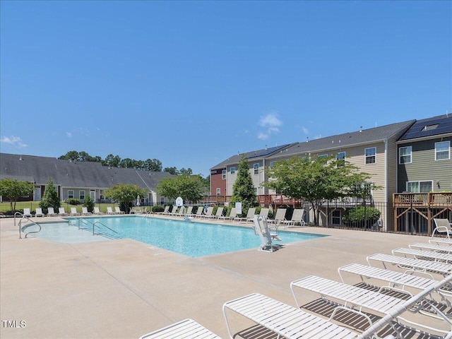 215 Brier Summit Pl, Durham, NC 27703 - community pool with a patio area