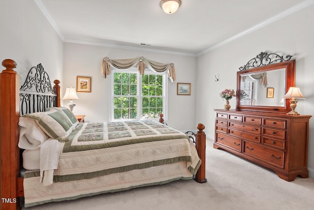 3606 Dairy Pond Pl, Durham, NC 27705 - bedroom featuring carpet and ornamental molding