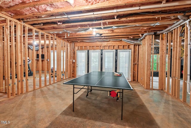 3606 Dairy Pond Pl, Durham, NC 27705 - playroom featuring concrete floors