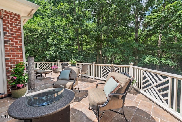 3606 Dairy Pond Pl, Durham, NC 27705 - view of patio / terrace featuring an outdoor fire pit