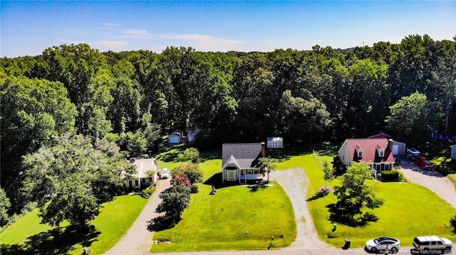 4101 Carson Dr, Sanford, NC 27332 - view of subject property with a heavily wooded area