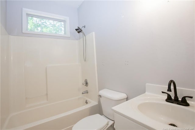 130 Pinecone Ct, Seven Lakes, NC 27376 - bathroom with tub / shower combination and vanity