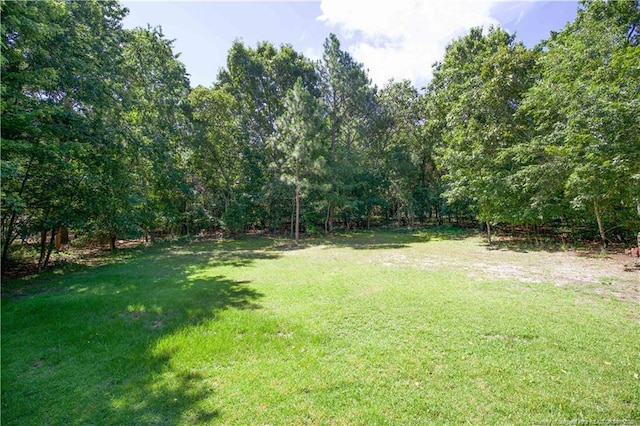 130 Pinecone Ct, Seven Lakes, NC 27376 - view of green lawn featuring a view of trees