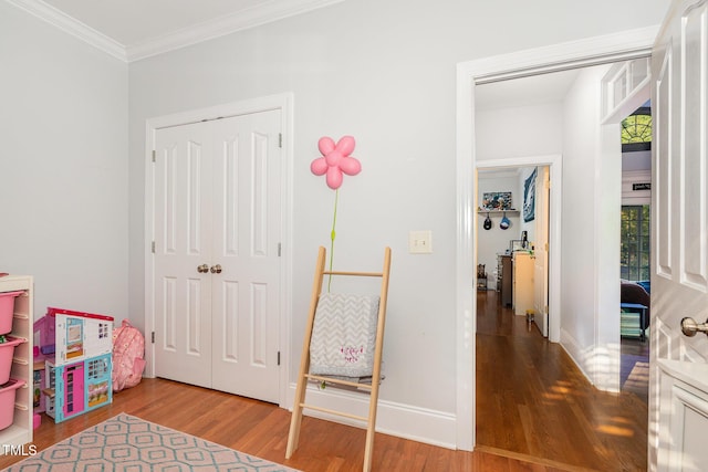 15 Cole Creek Way, Franklinton, NC 27525 - game room with wood finished floors and crown molding