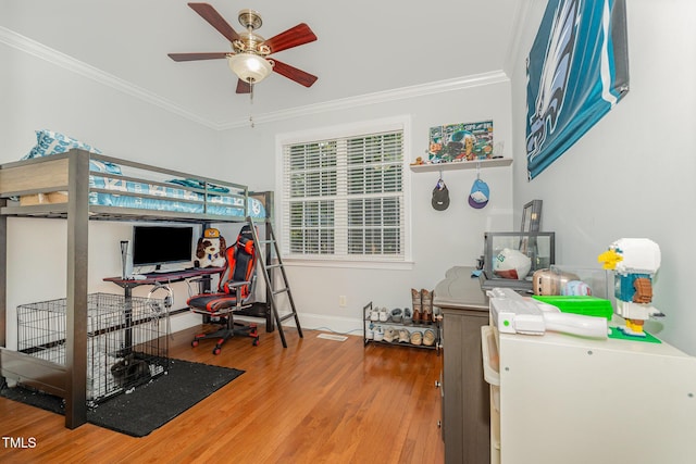 15 Cole Creek Way, Franklinton, NC 27525 - bedroom with crown molding and wood finished floors